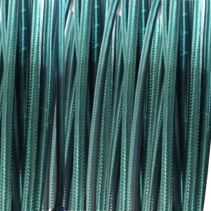 Cable textil forrado verde petroleo 2 x 0,75