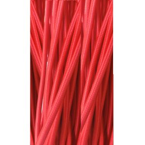 Cable electrico textil forrado rojo 2 x 0,75